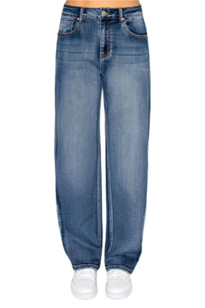 Wax Jean - Potassium Wash Basic Straight Jeans - 90380