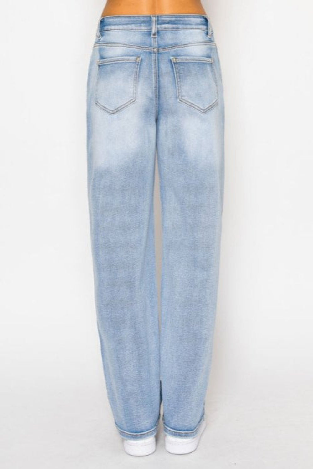 Wax Jean - Potassium Wash Basic Straight Jeans - 90380 - SaltTree
