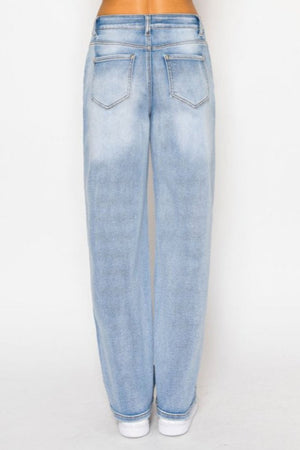 Wax Jean - Potassium Wash Basic Straight Jeans - 90380