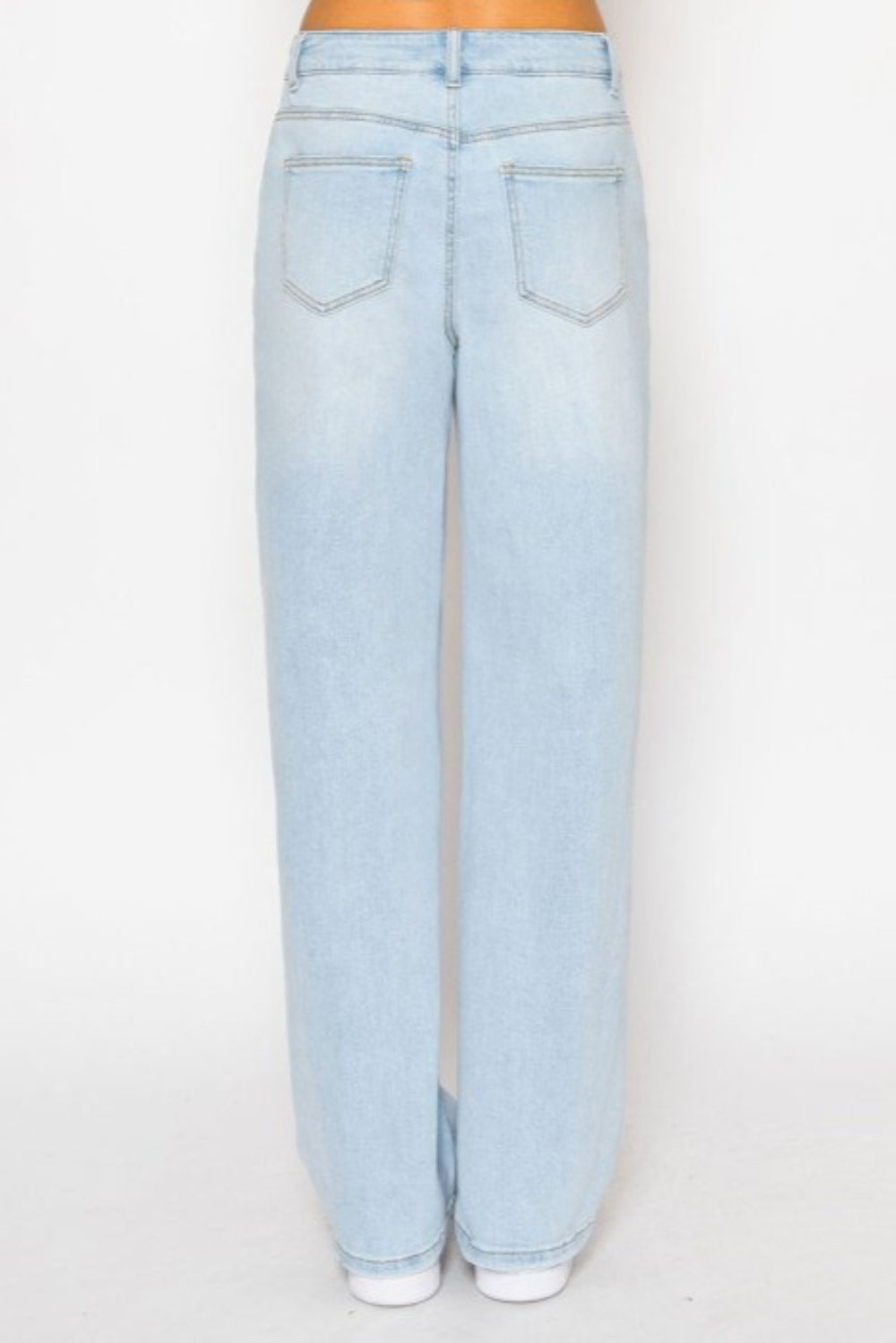 Wax Jean - Destructed Straight Jeans - 90381 - SaltTree