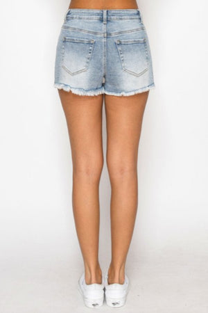 Wax Jean - Straight Fit Short Jeans - 90394