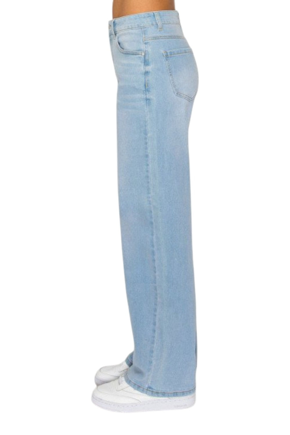 Wax Jeans - Women's High Waisted Classic Straight Leg Denim - 90419