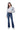 Cello Jeans - Women's Medium Wash Flared Jegging - High Stretch Pull-On Denim (33" Inseam) - AB35324-SaltTree