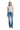 Wax Jean - Destructed High Rise Flare Jeans in Vintage Medium Wash - 90261-SaltTree