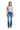 Wax Jean - Destructed High Rise Flare Jeans in Vintage Medium Wash - 90261-SaltTree