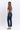 Flying Monkey - Super High Rise Distressed Straight Cropped Jeans (28" Inseam) - F4369