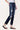 Flying Monkey - Super High Rise Distressed Straight Cropped Jeans (28" Inseam) - F4369-SaltTree