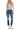Flying Monkey - Mid-Rise Slim Straight Cropped Jeans With Distressed Detail (27" Inseam) - F4531-SaltTree