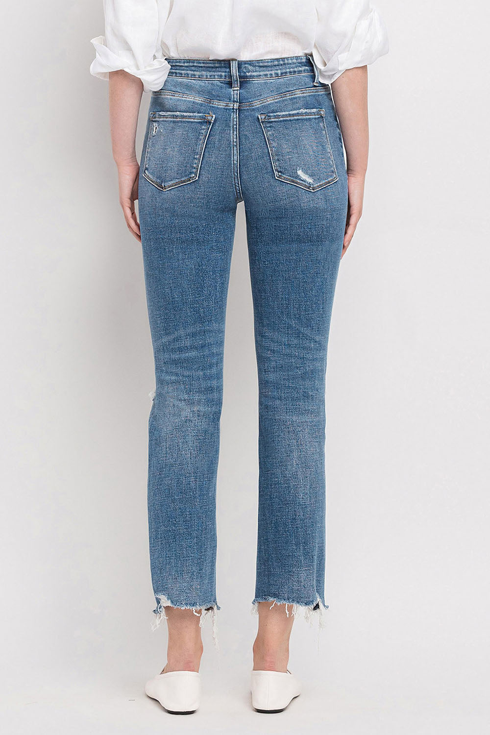 Hollie Distressed Highrise Shorts Hollie Distressed Highrise Shorts