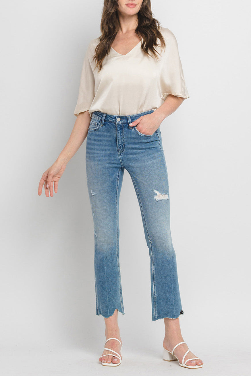 Flying Monkey - Inventive - High Rise Kick Flare - F5120 - SaltTree