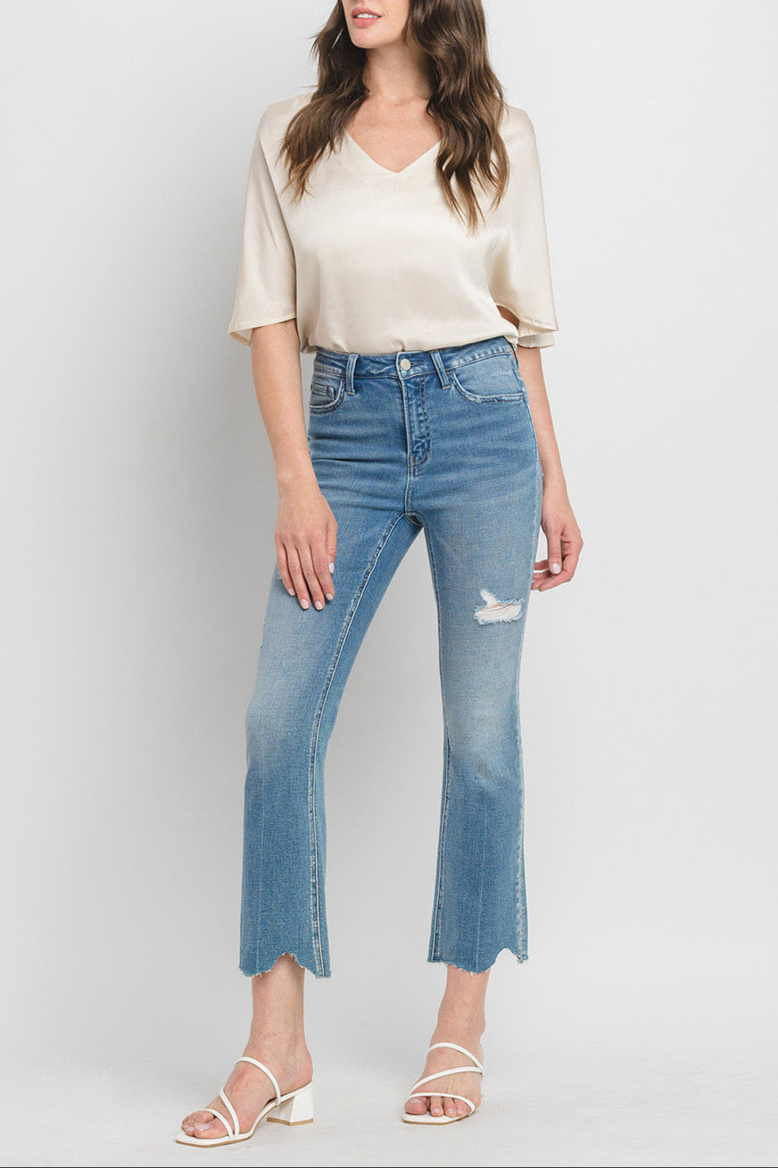 Flying Monkey - Inventive - High Rise Kick Flare - F5120 - SaltTree