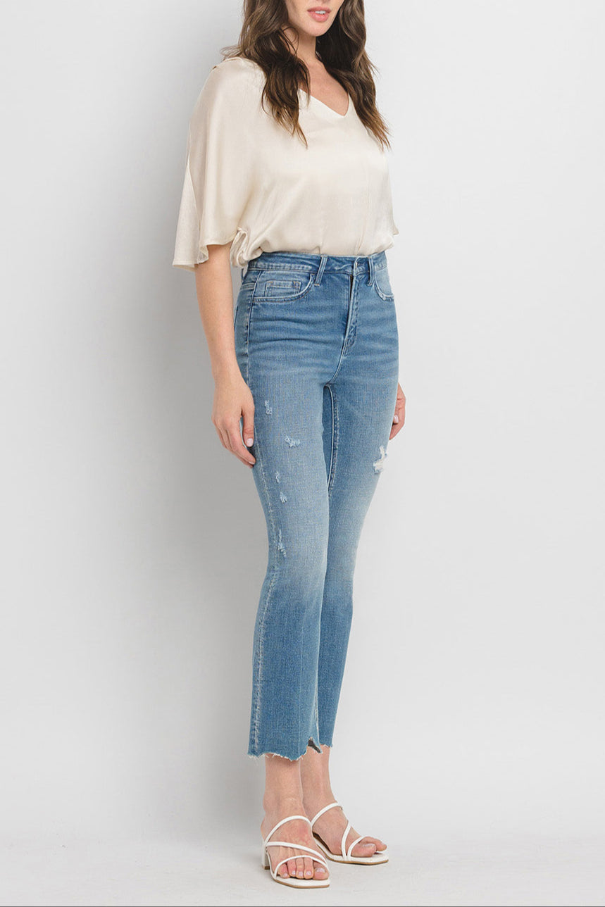 Flying Monkey - Inventive - High Rise Kick Flare - F5120 - SaltTree