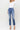 Flying Monkey - High Rise Slim Straight Jeans with Frayed Raw Hem (28" Inseam) - F5124-SaltTree