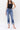 Flying Monkey - Flying Monkey High Rise Cropped Straight Leg Jeans with Frayed Cuffed Hem (26.5" Inseam) - F5145-SaltTree