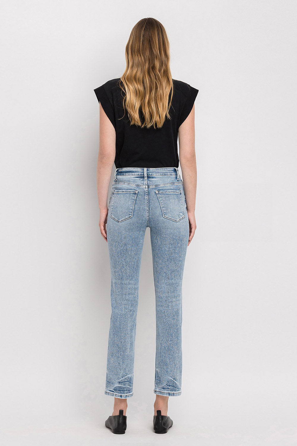 Flying Monkey - High Rise Slim Straight Jean - F5168 - SaltTree