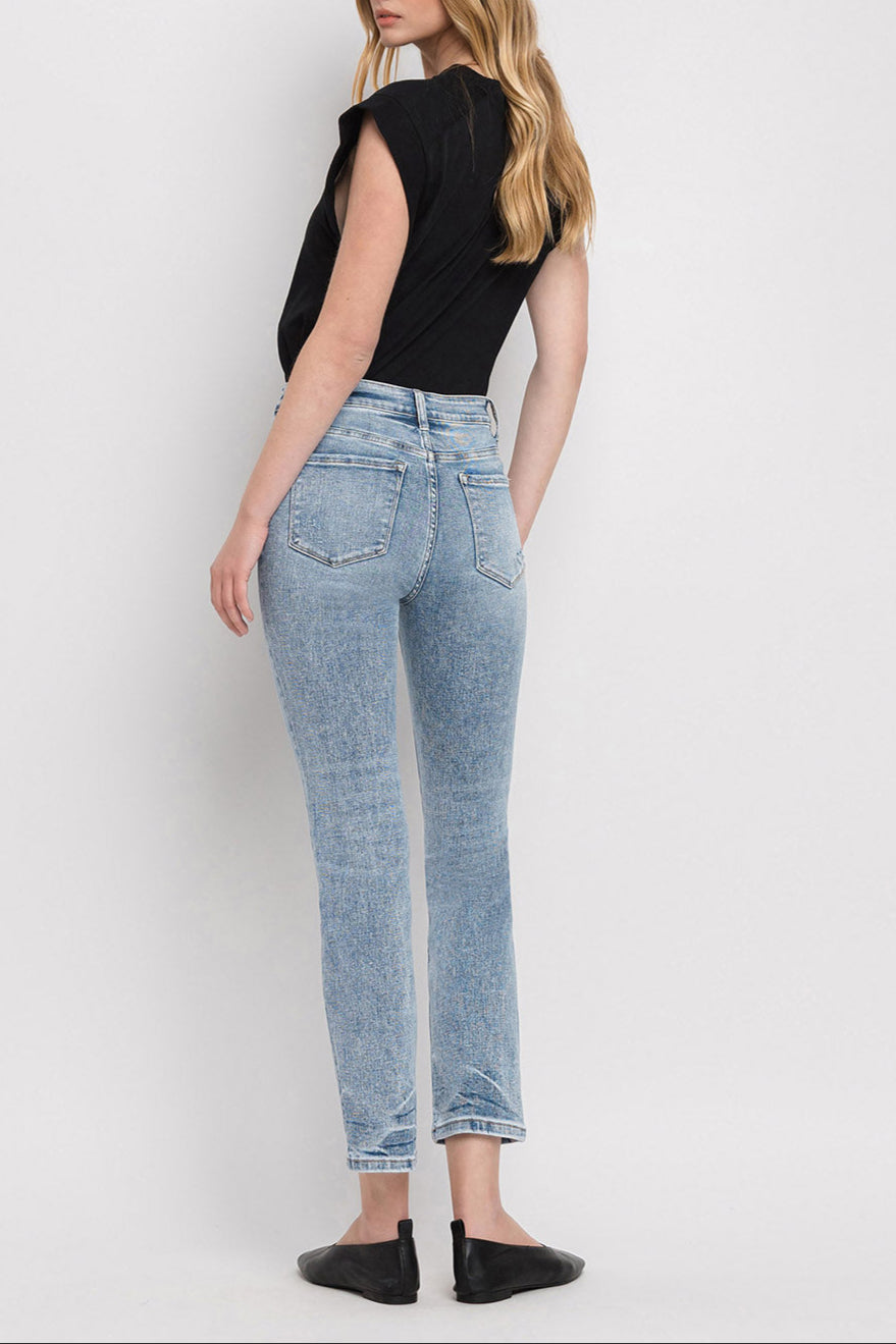 Flying Monkey - High Rise Slim Straight Jean - F5168 - SaltTree