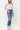 Flying Monkey - Mid-Rise Crop Slim Straight Jeans with Frayed Step Hem (27 1/4" Inseam) - F5210-SaltTree