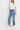 Flying Monkey - Mid-Rise Cropped Straight Leg Jeans with Frayed Hem (27" Inseam) - F5221-SaltTree