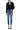 Flying Monkey - High Rise Distressed Skinny Jeans with Frayed Hem (27.25" Inseam) - F5238-SaltTree