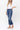 Flying Monkey- High Rise Cropped Flare Jeans With Step Hemline (27" Inseam) - F5245-SaltTree