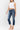 Flying Monkey - Stunned Low Rise Slim Straight Jeans with Uneven Raw Hem (27" Inseam) - F5340-SaltTree