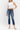 Flying Monkey - Stunned Low Rise Slim Straight Jeans with Uneven Raw Hem (27" Inseam) - F5340-SaltTree