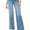Flying Monkey - High Rise Wide Leg Jeans with Trouser Hem (32" Full Length) - F5391-SaltTree