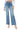 Flying Monkey - High Rise Wide Leg Jeans with Trouser Hem (32" Full Length) - F5391-SaltTree