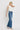 Flying Monkey - High Rise Distressed Wide Leg Jeans With Knee Slit (32" Long Inseam) - F5684 - Final Sale-SaltTree