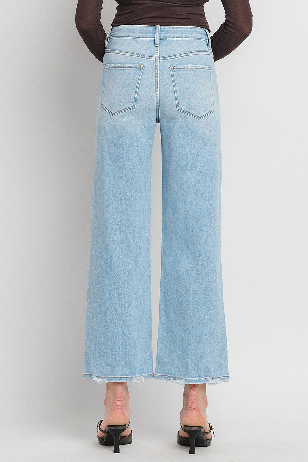 Flying Monkey - High Rise Wide Leg Jeans - F5712 - SaltTree