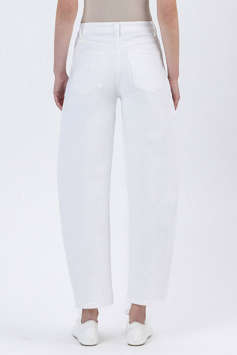 Flying Monkey - Super High Rise Panel Detail Barrel Jeans - F5880 - SaltTree