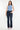 Kancan - Janice High-Rise Wide-Leg Curvy Jeans in Elegant Dark Wash (33" Inseam) - kc20097dcv-SaltTree