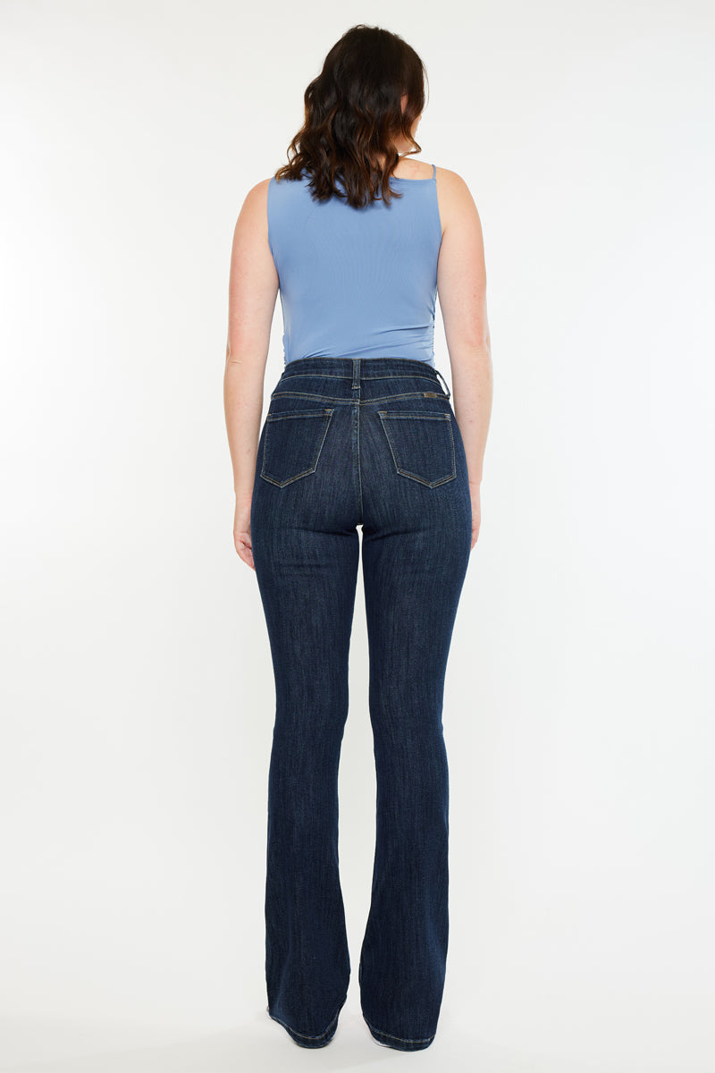 Kancan - Janice High Rise Bootcut Jeans - Curvy - kc20097dcv - SaltTree