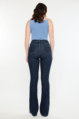 Kancan - Janice High Rise Bootcut Jeans - Curvy - kc20097dcv