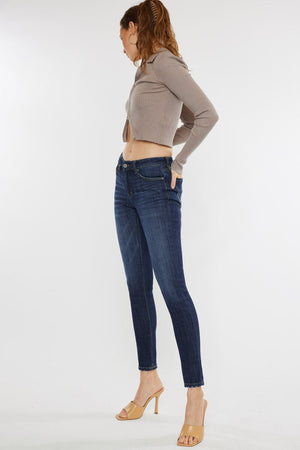 Kancan - Women's Mid Rise Super Skinny Jeans - KKC7085LOH, DH *1 - SaltTree