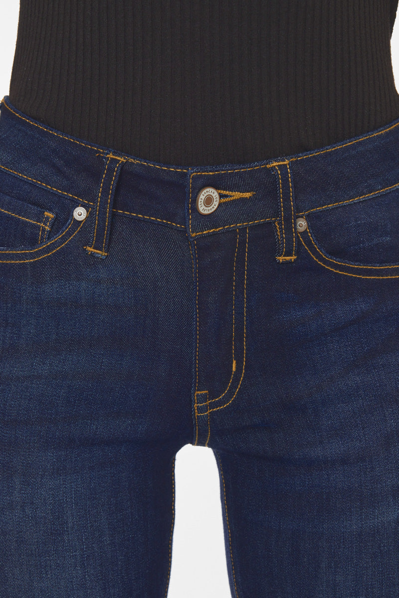 Kancan - Women's Mid Rise Super Skinny Jeans - Basic - KC7092 ST - SaltTree