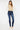 Kancan - Women's High Rise Button Fly Distressed Super Skinny Jeans - kc7113-SaltTree