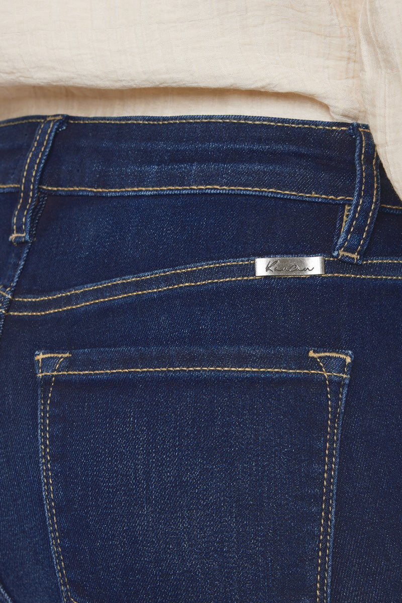 Kancan - Women's High Rise Hem Detail Skinny Jeans - KC7267ST - SaltTree