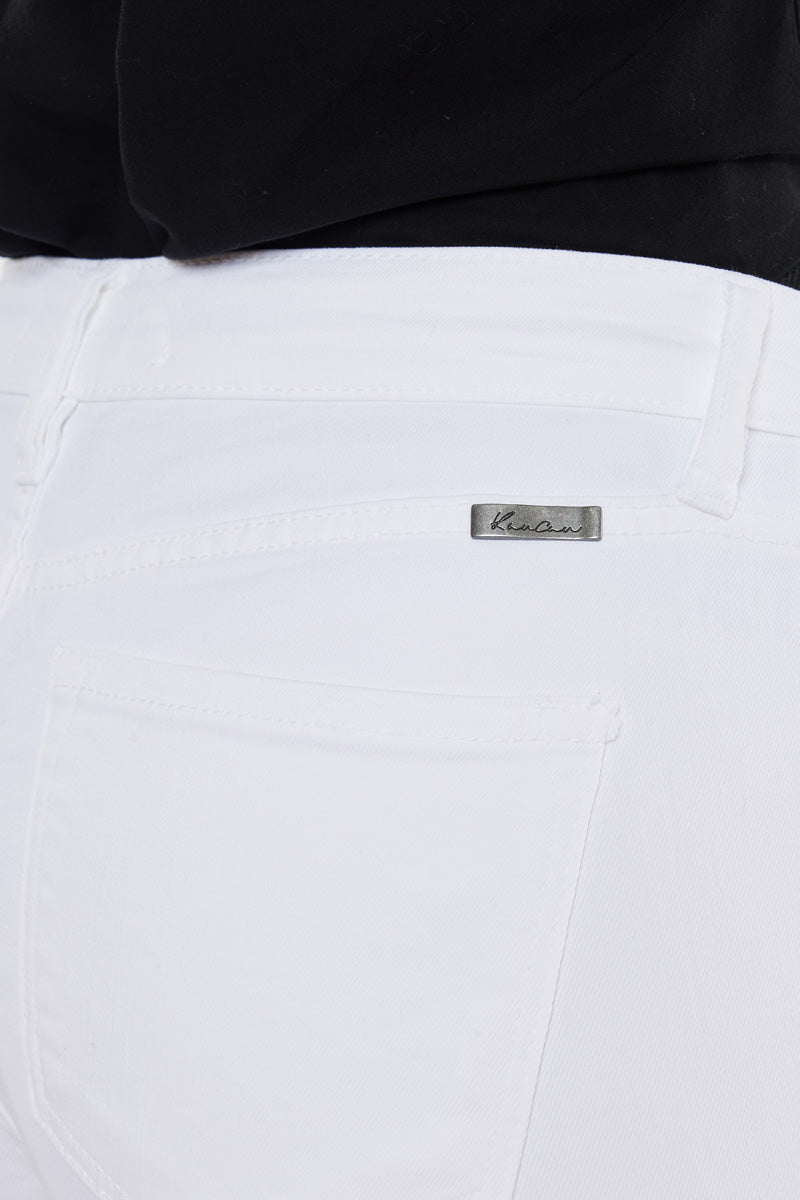 Kancan - Women's High Rise Hem Detail Skinny Jeans - KC7267ST - SaltTree