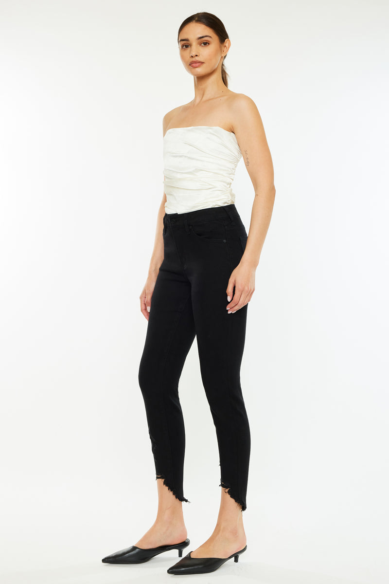 Kancan - Women's High Rise Ankle Skinny Jeans - kc8395 - SaltTree