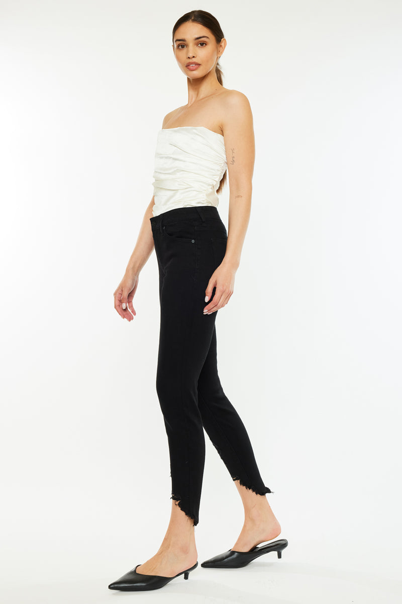 Kancan - Women's High Rise Ankle Skinny Jeans - kc8395st - SaltTree