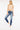 Kancan - Geneva High-Rise Ankle Skinny Jeans with Slit Raw Hem (27" Inseam) - KC9167QM-NV-SaltTree