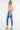 Kancan - Clemence High-Rise Distressed Mom Jeans with Raw Waistband (27" Inseam) - KC9198L ST-SaltTree