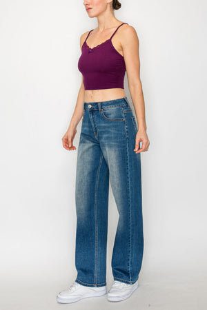 Wax Jean - Vintage Wash Straight Jean - 90379