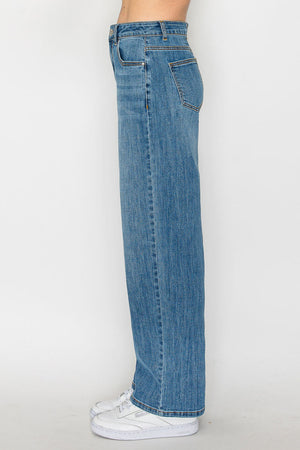 Wax Jean - Sketch Wash Straight Jeans - 90384