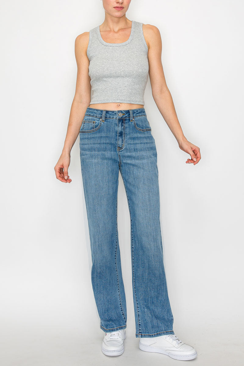 Wax Jean - Sketch Wash Straight Jeans - 90384 - SaltTree