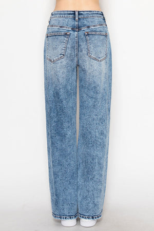 Wax Jeans - Destructed Straight Jeans - 90401 - SaltTree