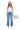 Vervet - High Rise Crop Wide Leg Tummy Control Jeans  (26.5" Inseam) - LV1359