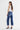 Mica Denim - High Rise Vintage Distressed Crop Flare Jeans (27" Inseam) - MDP-F3048M-SaltTree