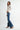 Mica Denim - High-Rise Flared Leg Jeans with Front Seam Detailing (33" Inseam) - MDP-F3662-SaltTree